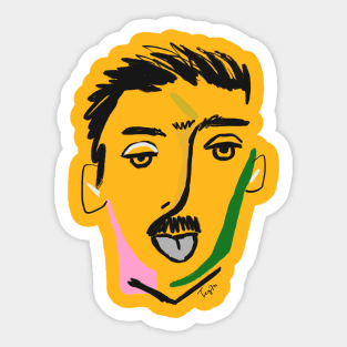 Face no.4 Sticker